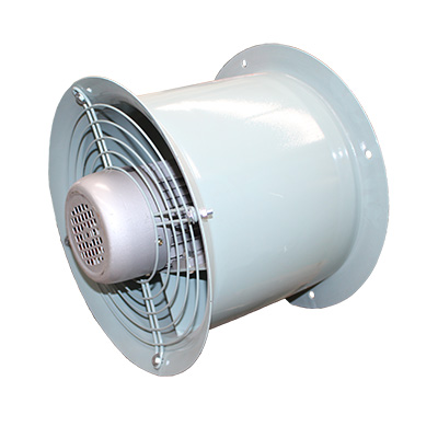 防爆軸流風(fēng)機側(cè)面圖